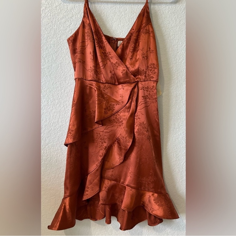 Altar'd State Rust Mini Dress - Picture 4 of 5